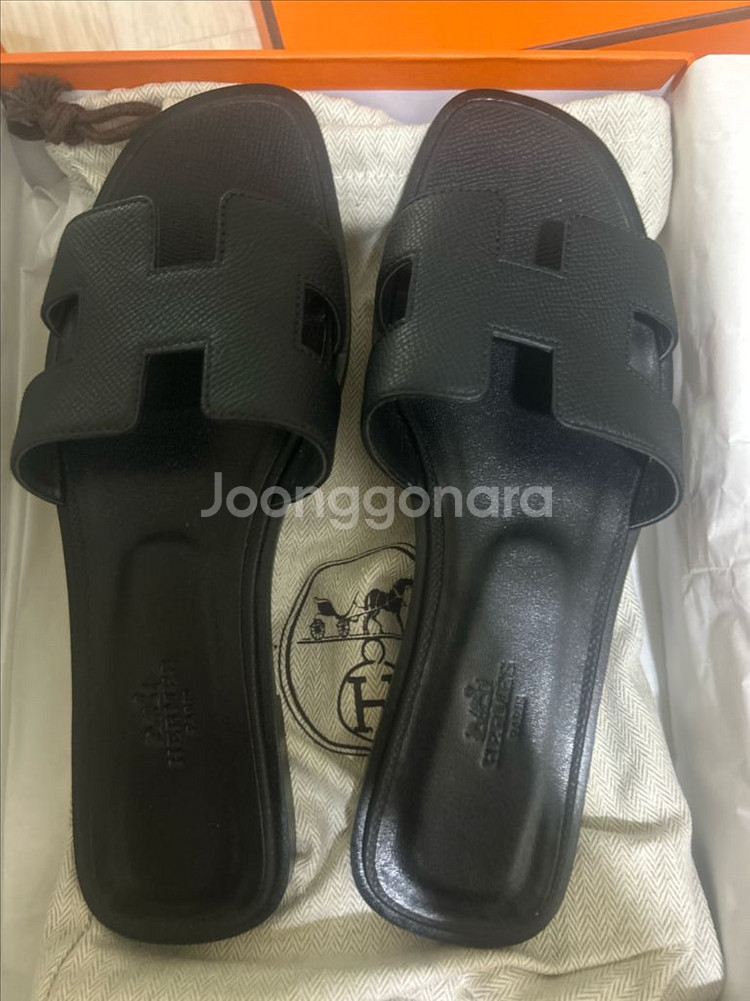 에르메스 오란 블랙 36.5--0