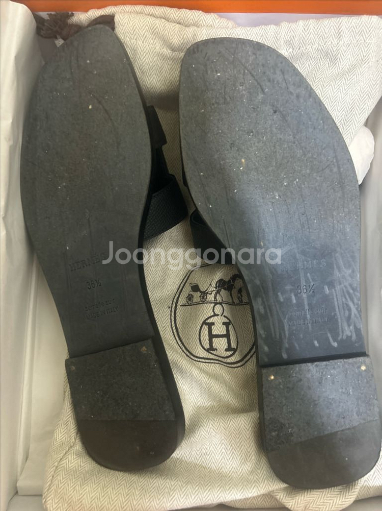 에르메스 오란 블랙 36.5--1