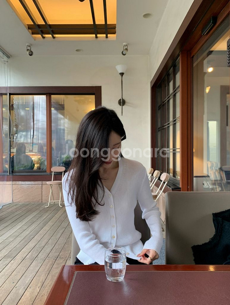 아일 aisle 가디건 새상품 화이트, 라벤더핑크--7