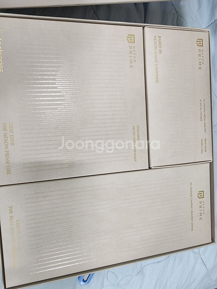 FC온라인 키보드 & 헤드셋 및 헤드스탠드 세트 새제품--1