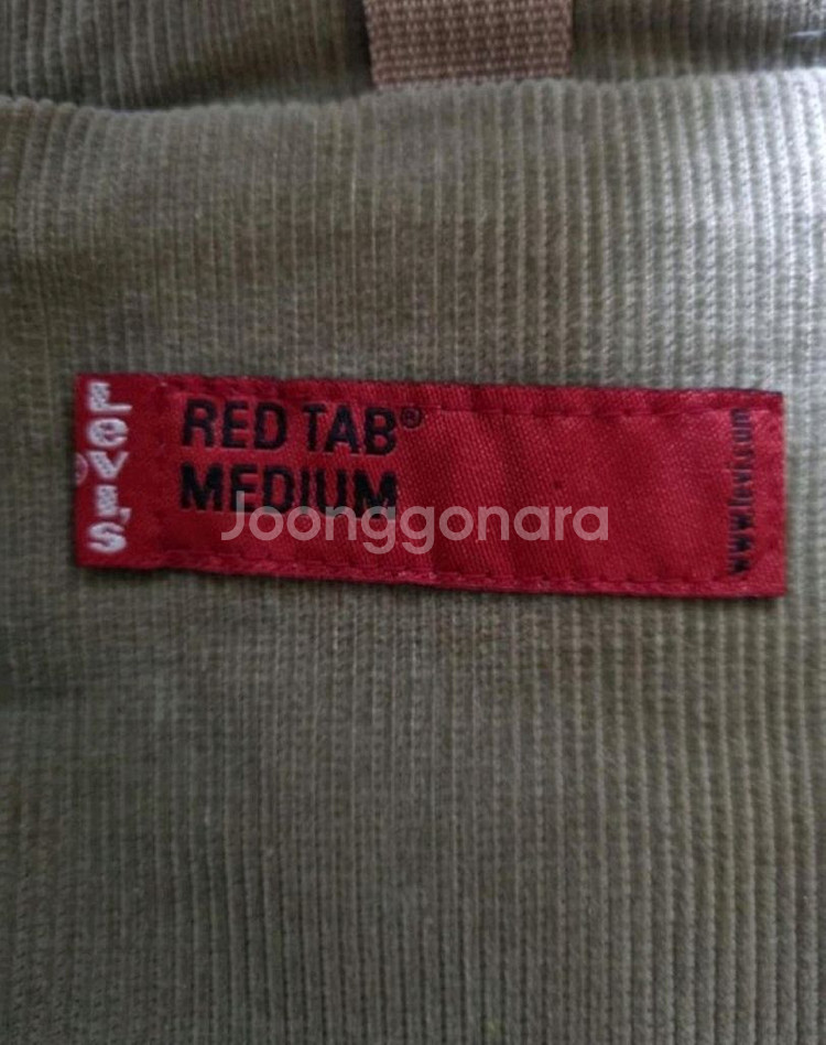 100)리바이스 남성 코듀로이 다운 패딩점퍼--4