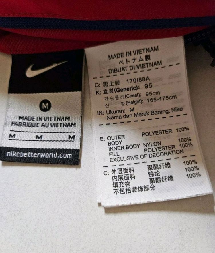 95)나이키 양면점퍼 퀄팅점퍼 항공점퍼--4