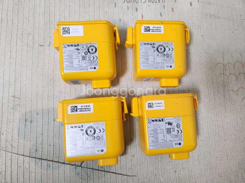 lg 코드제로 a9 방전된 배터리 4개--0