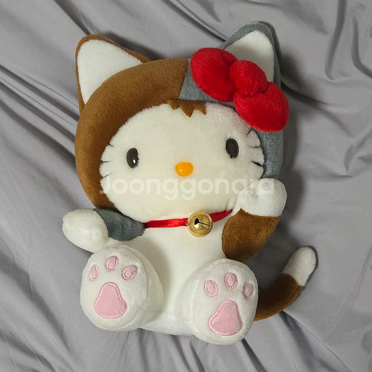 일괄)고전 키티 세계고양이의 날 인형 - 회갈색냥&치즈--5