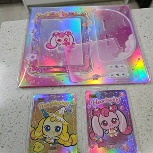 쿠키런 티니핑 콜라보 홀로그램 아크릴 스탠드 + 포토카