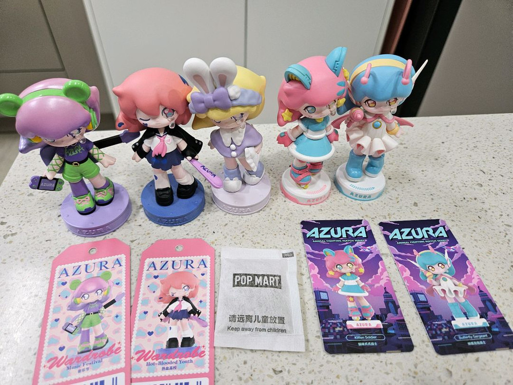 팝마트 아주라 피규어 일괄--3