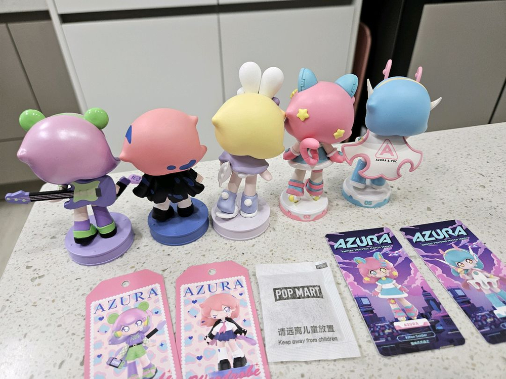팝마트 아주라 피규어 일괄--1