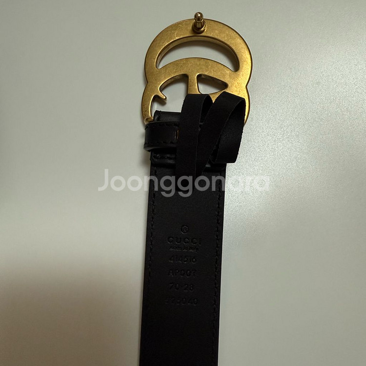 구찌 벨트 3cm (사이즈 70)--3