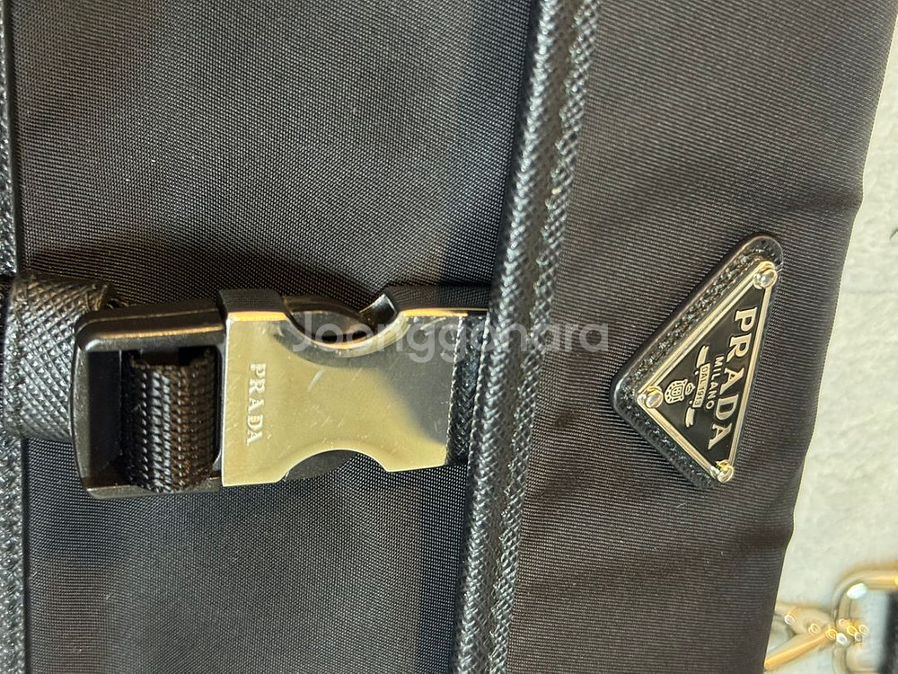 프라다 리나일론 사파이노 폰케이스백--5