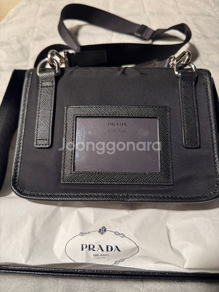 프라다 리나일론 사파이노 폰케이스백--4