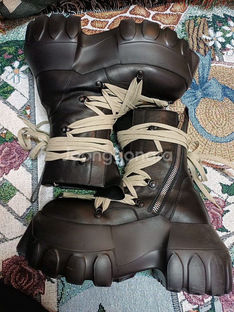 릭오웬스 메가트랙터 부츠 39--0