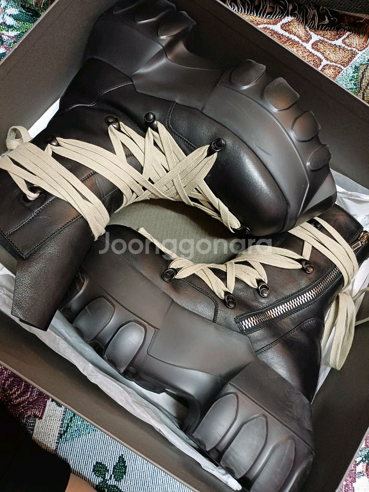 릭오웬스 메가트랙터 부츠 39--1