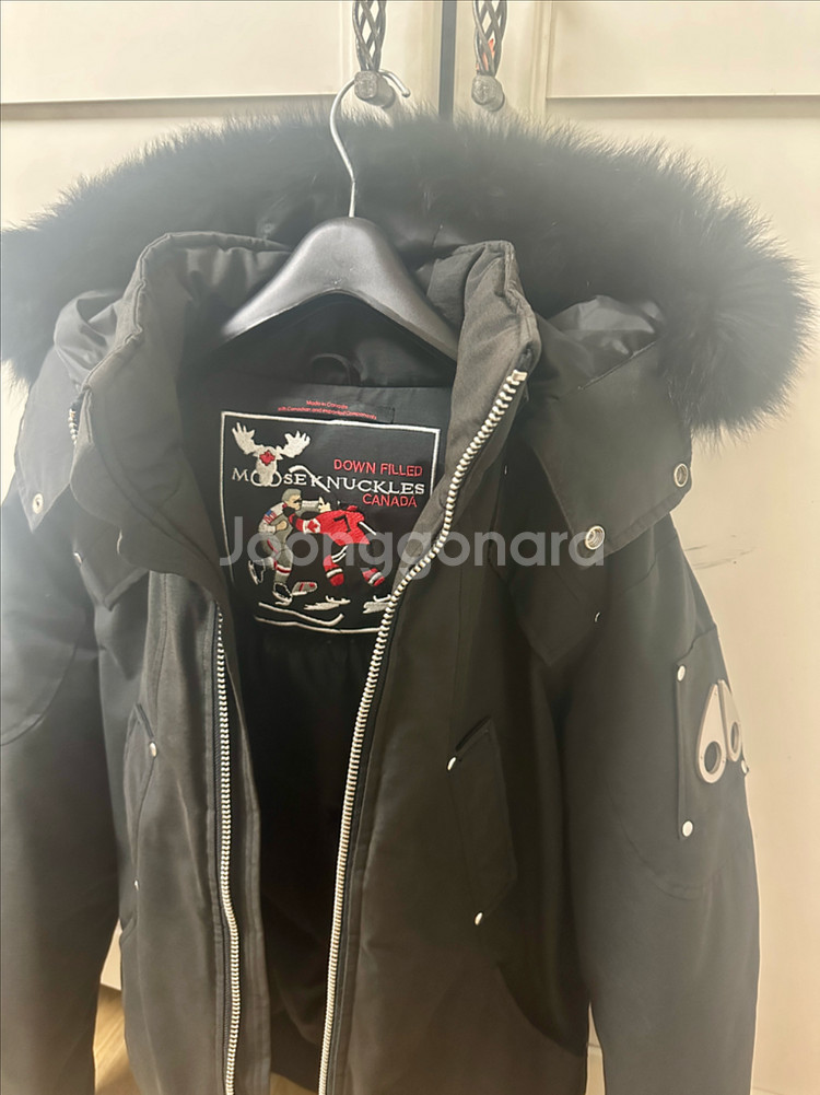 무스너클 발리스틱 봄버 패딩 M 은장--0