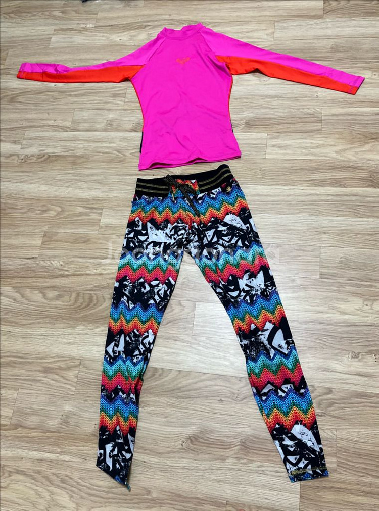 새제품) 록시 래쉬가드 다카인 워터레깅스 세트--0