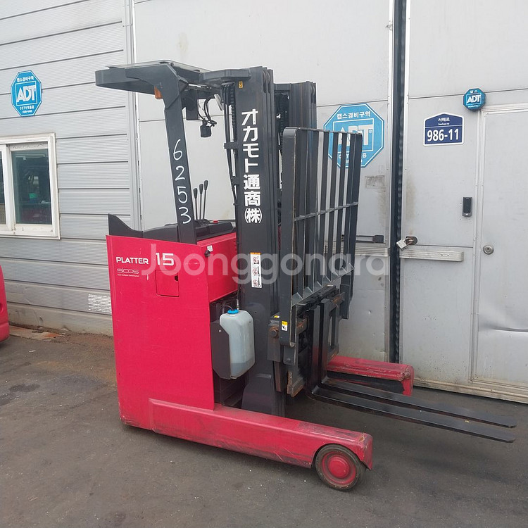 니찌유 전동지게차 1.5톤 3단4.7M 사이드쉬프트장착--2