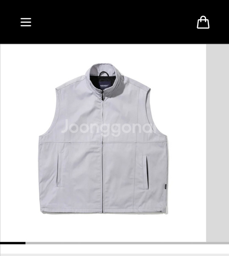 비에스래빗 싱글 엣지 조끼 그레이 2xL 보드복--0