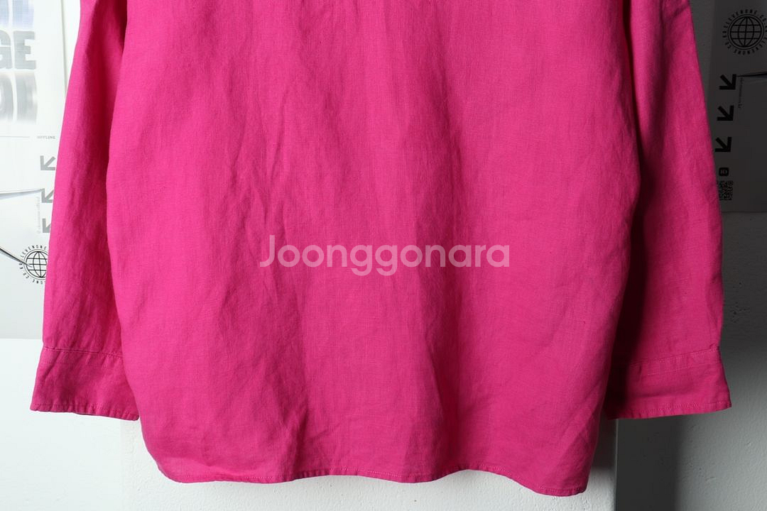 W(L-XL) 폴로 랄프로렌 셔츠 남방 블라우스 린넨--3