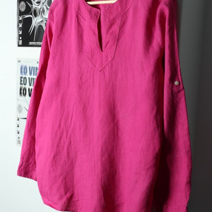 W(L-XL) 폴로 랄프로렌 셔츠 남방 블라우스 린넨