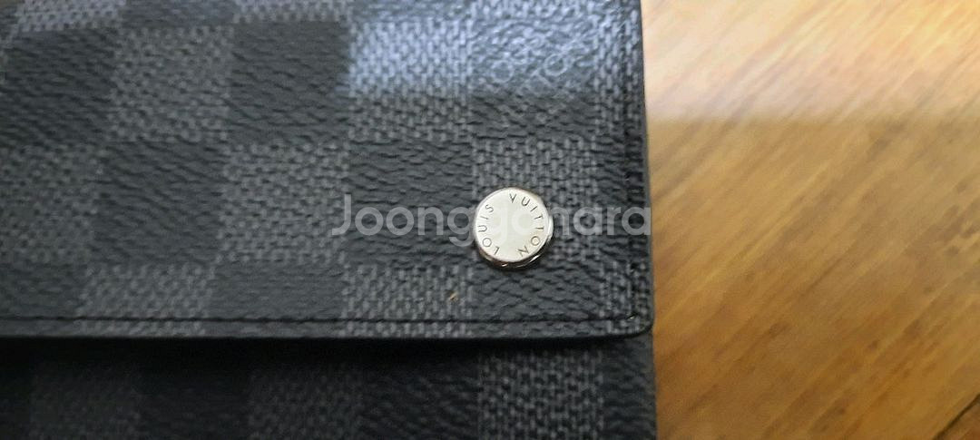 다미에 그라파이트 알파 파우치 클러치 2종세트 정품--7