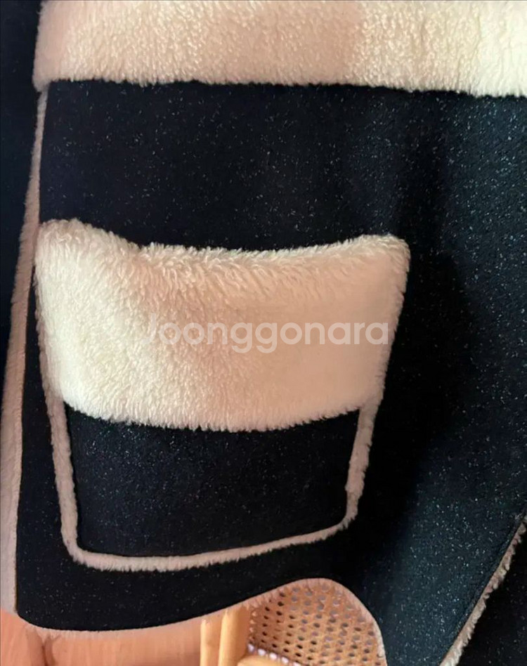 듀엘 양면 리버시블 퍼 무스탕 자켓--3