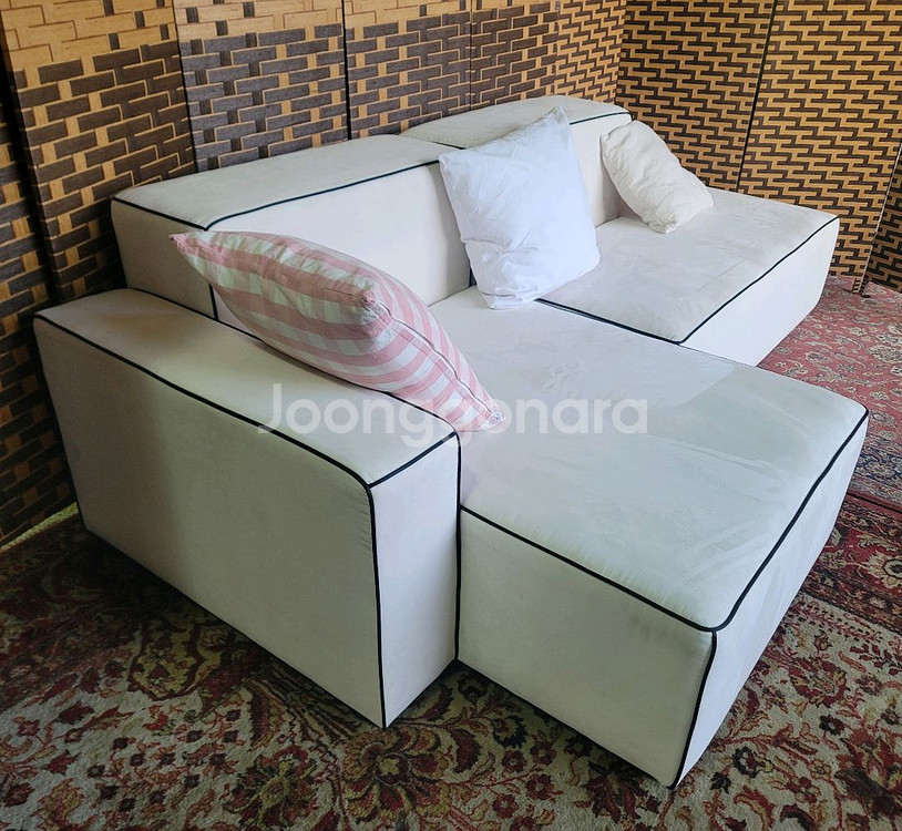 *아쿠아텍스* 패브릭 *미니카우치 *모듈 *소파--0