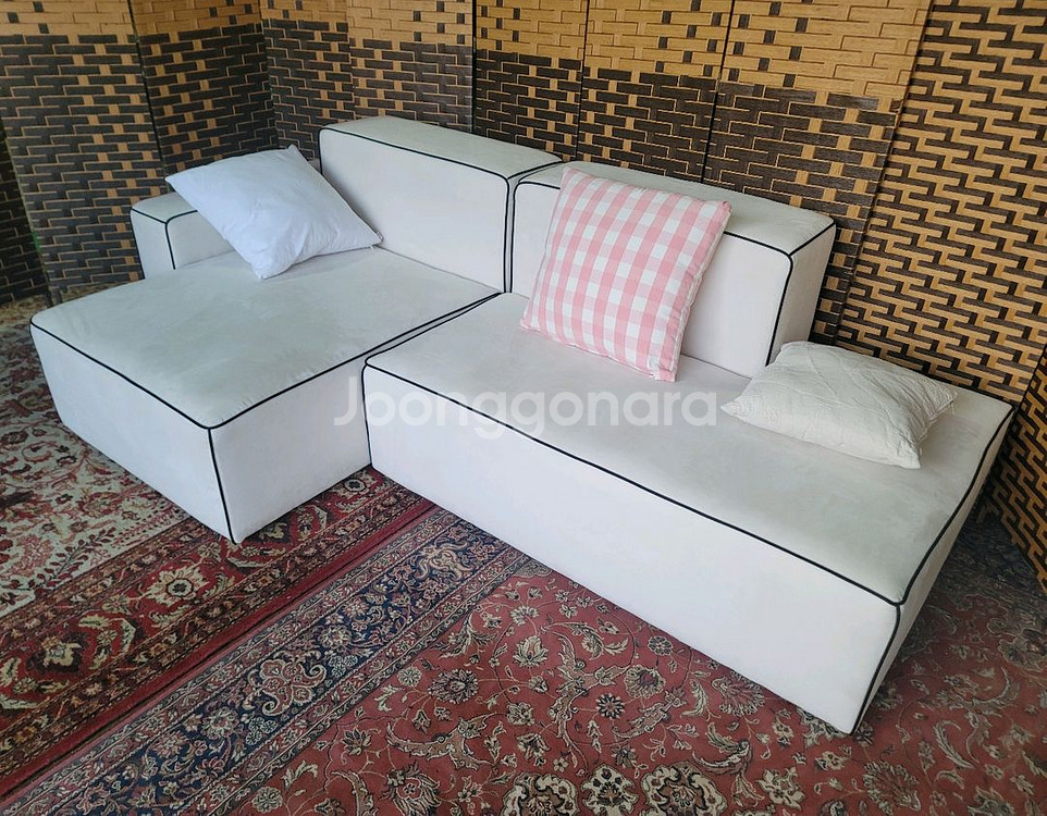 *아쿠아텍스* 패브릭 *미니카우치 *모듈 *소파--1