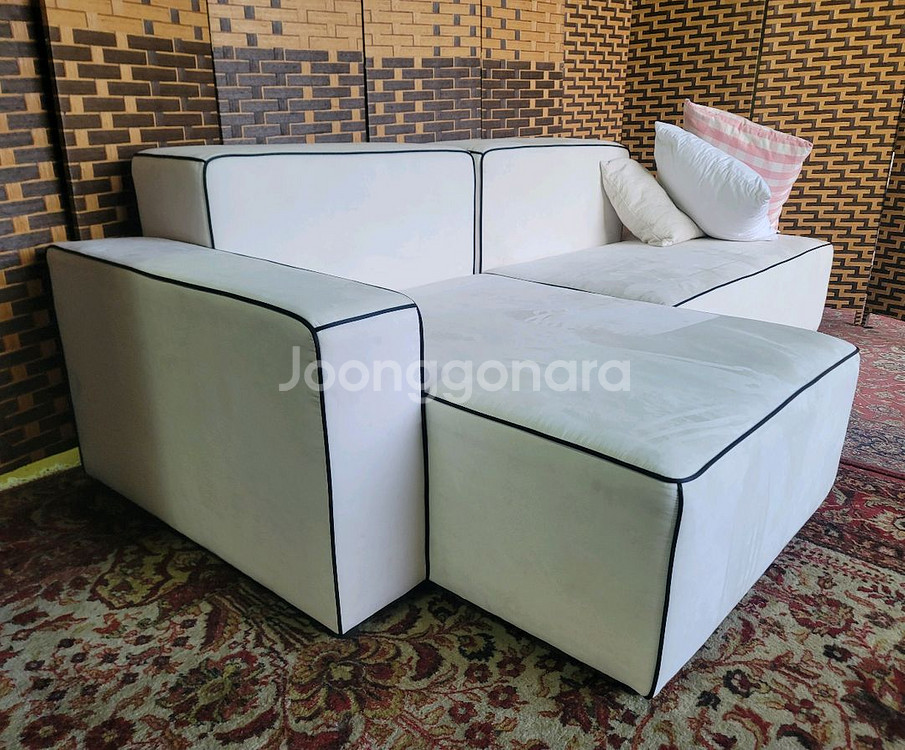 *아쿠아텍스* 패브릭 *미니카우치 *모듈 *소파--7