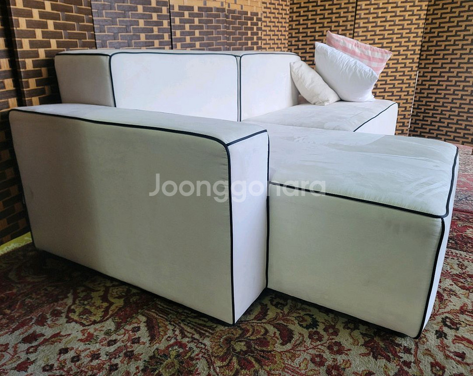 *아쿠아텍스* 패브릭 *미니카우치 *모듈 *소파--5