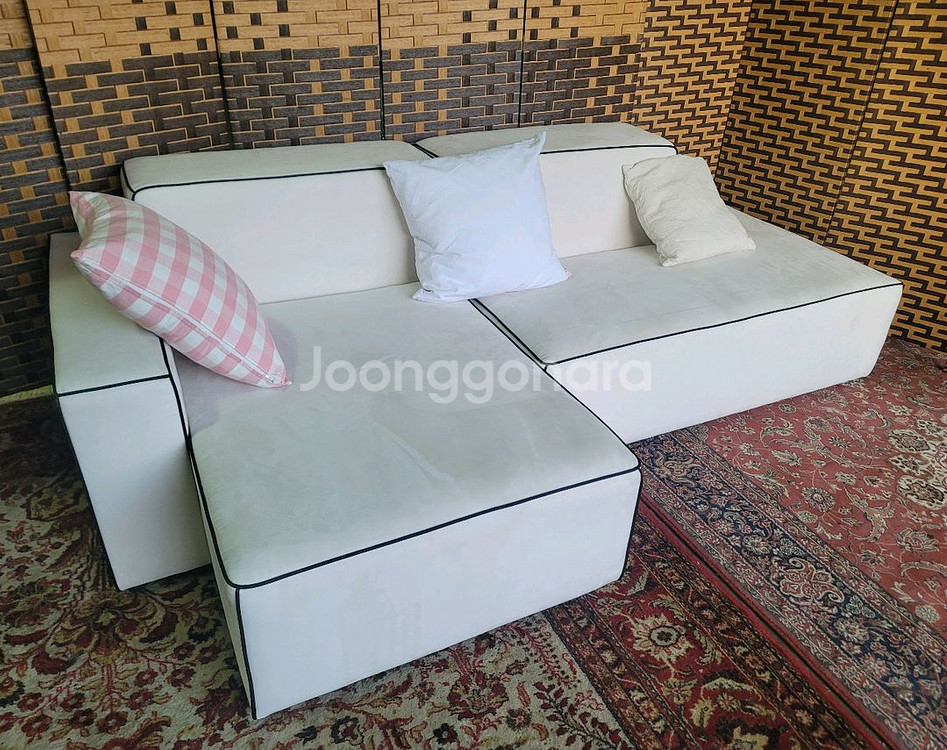 *아쿠아텍스* 패브릭 *미니카우치 *모듈 *소파--4