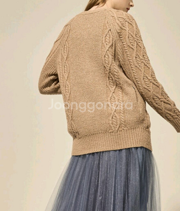 랑방컬렉션 블링블링 글리터 펄 가디건--1