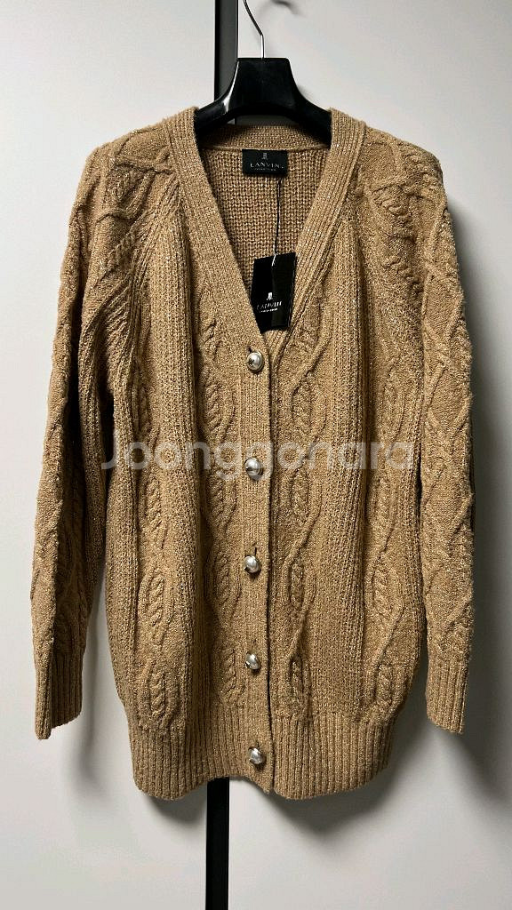 랑방컬렉션 블링블링 글리터 펄 가디건--3