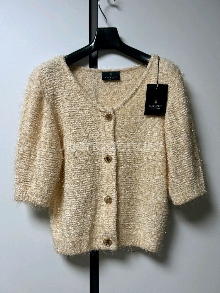 랑방컬렉션 블링블링 글리터 펄 가디건--0