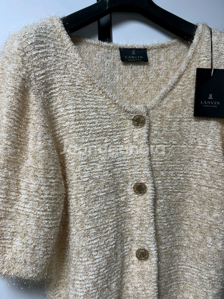 랑방컬렉션 블링블링 글리터 펄 가디건--5