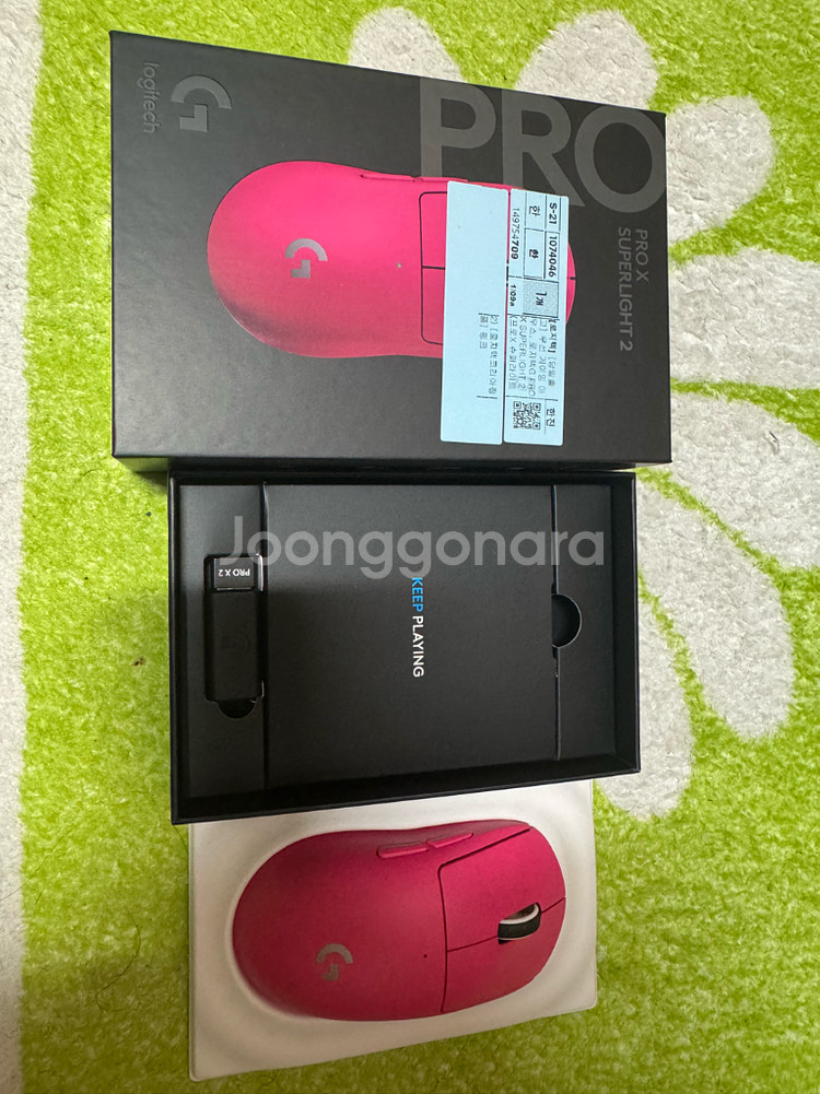 지슈라2 마젠타(핑크) 택포 9.5에 팝니다--0