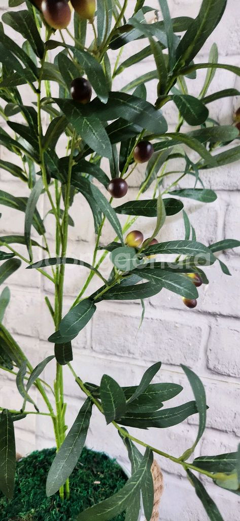 새상품)대형 올리브나무조화 대형철제 화분--2