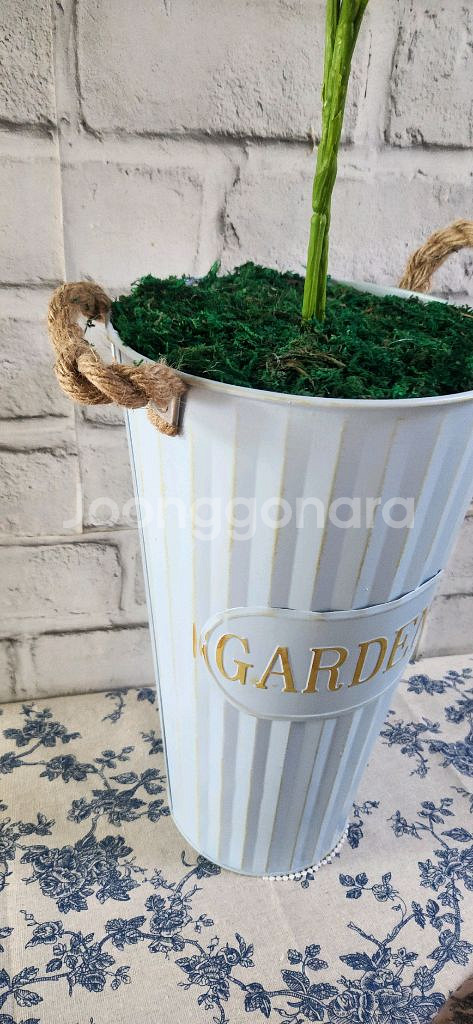 새상품)대형 올리브나무조화 대형철제 화분--7