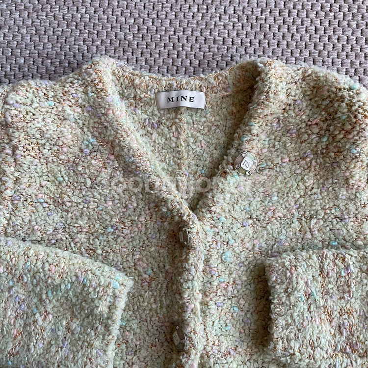 마인 부클레 믹스드 가디건--4