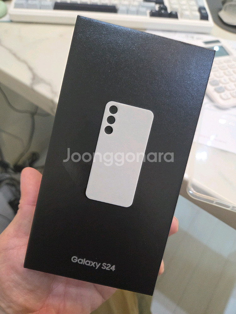 갤럭시 s24 마블 그레이 256g--1