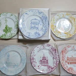 베르나르도 뚜 파리 21cm 접시 6종