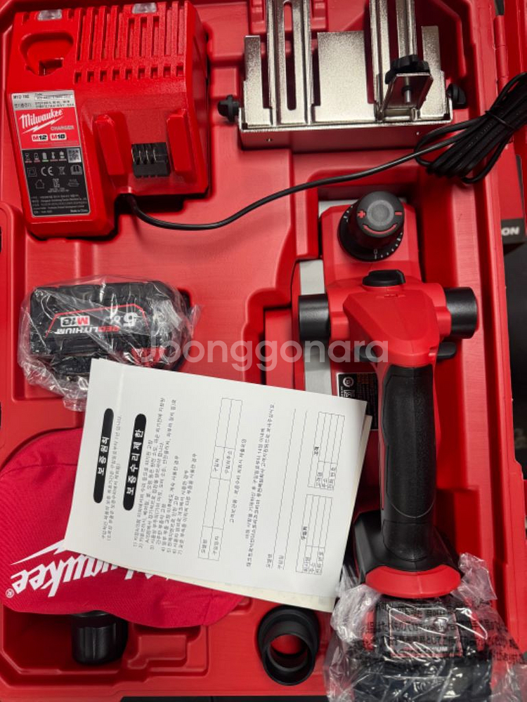 밀워키 18V 충전 대패 세트 M18 BP-502C--1