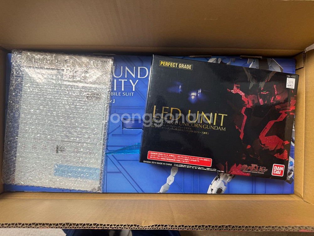 반다이코리아 PG 유니콘 퍼펙티빌리티+LED유닛+델피--1