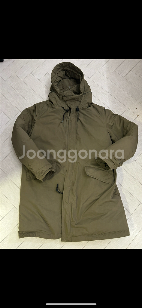 아스페시 aspesi 후디드 다운 파카 팝니다--1