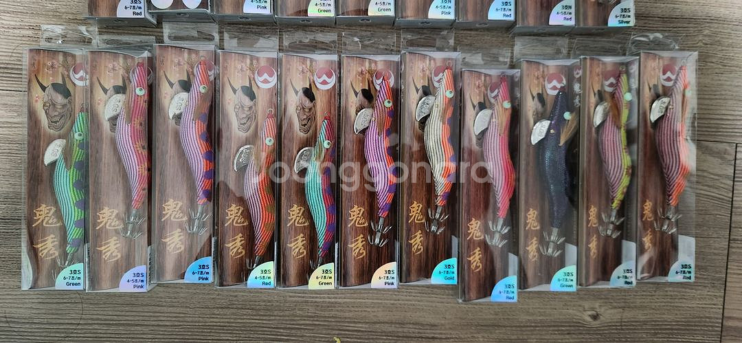 귀수 무늬오징어 에기 노멀 셸로우 팝니다--1