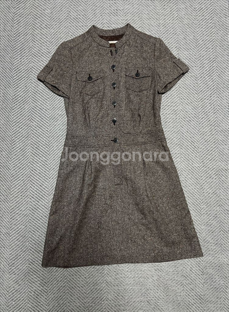 BCBG 비씨비지 모직 원피스 정품--0