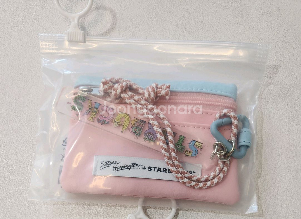 스타벅스 백택 카드지갑 여행가방 키링 파우치 지갑--0