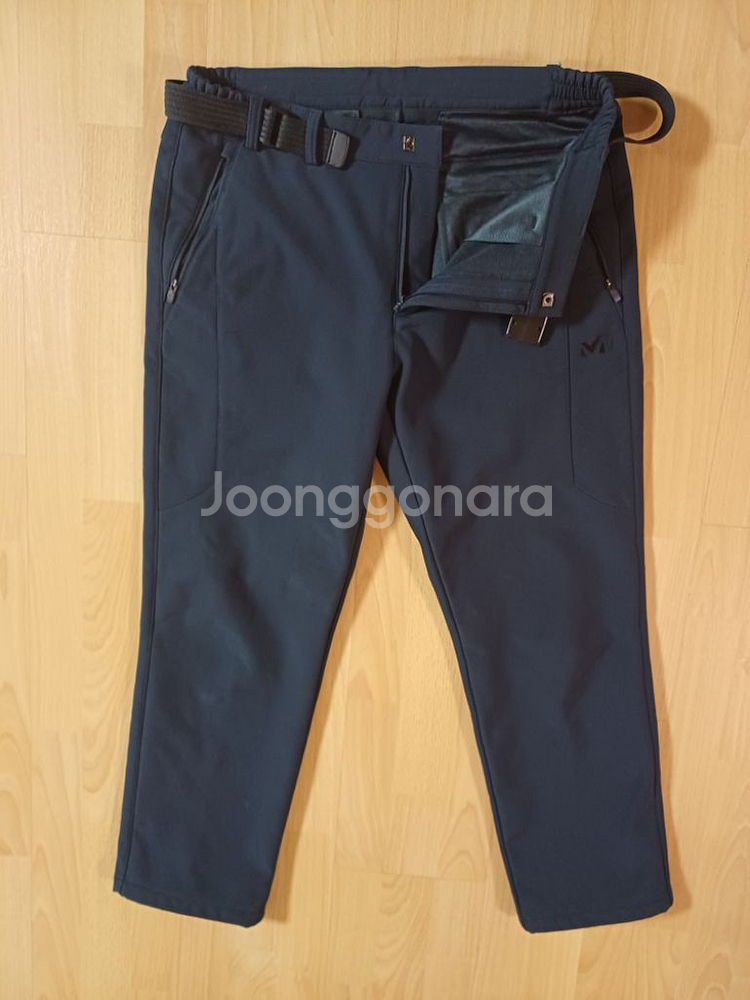 남성 밀레 기모 간절기.겨울 등산바지 (스판34-35)--2