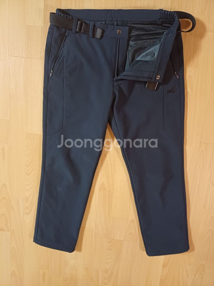 남성 밀레 기모 간절기.겨울 등산바지 (스판34-35)--7