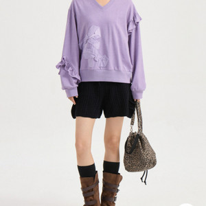 럭키슈에뜨 신상 리본 티셔츠