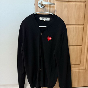 꼼데가르송 레드 와펜 가디건 L