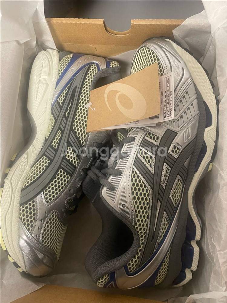 아식스 젤카야노 14 소프트옐로우블루 280--1